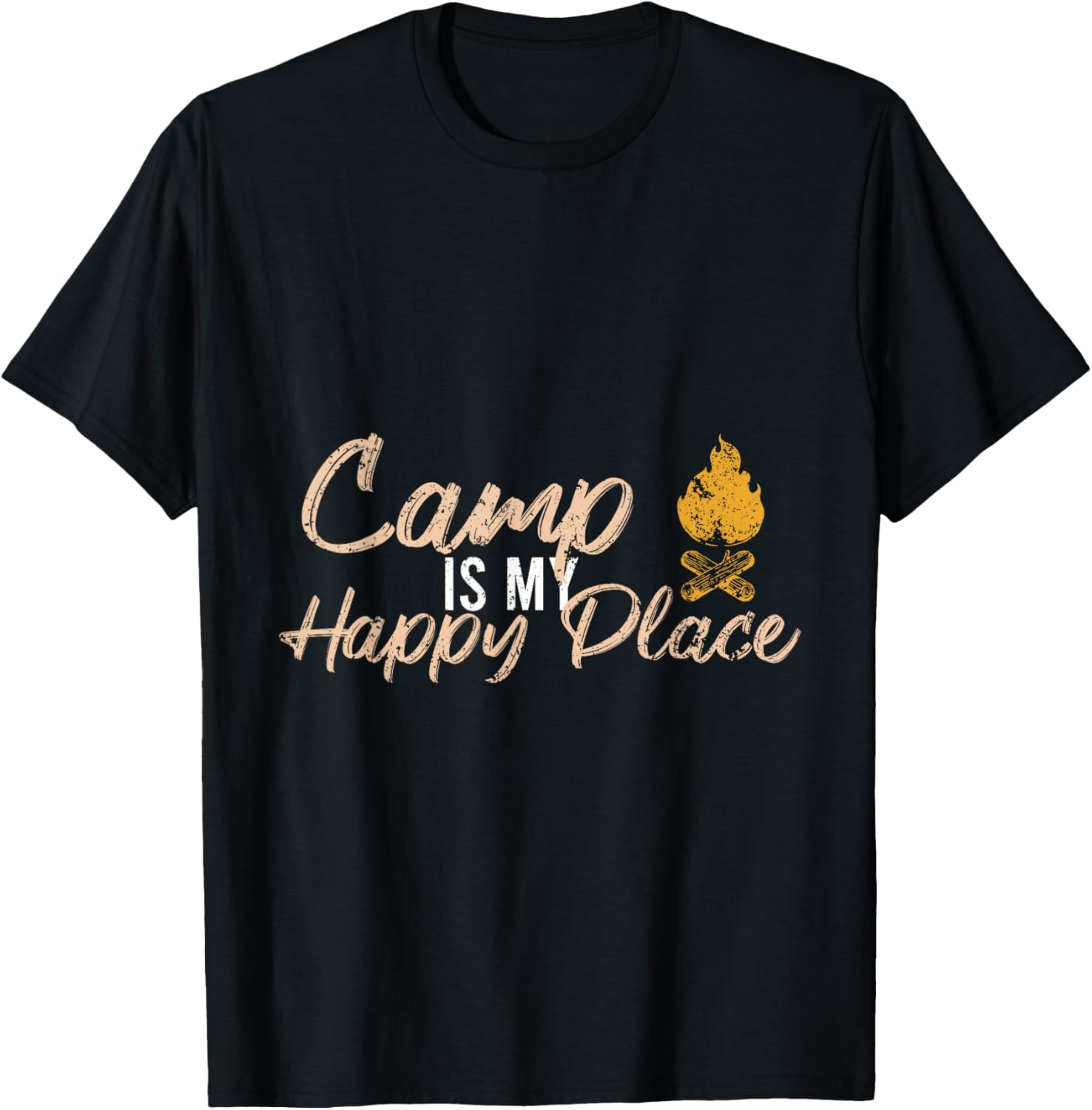 Camp Is My Happy Place Camping Apparel | Bestseller Style | Daily Wear Essential