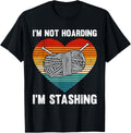 Knitting I'M NOT HOARDING I'M STASHING Funny Yarn Collecto Yarn Supply | Premium Quality | High CTR Title