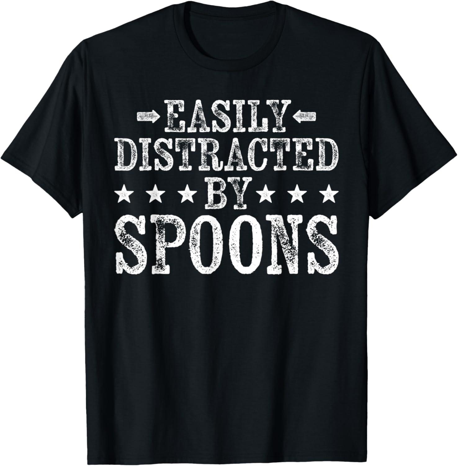 Easily Distracted By Spoons - Funny Spoons Maker Apparel | US Viral Style | Must-Have Style