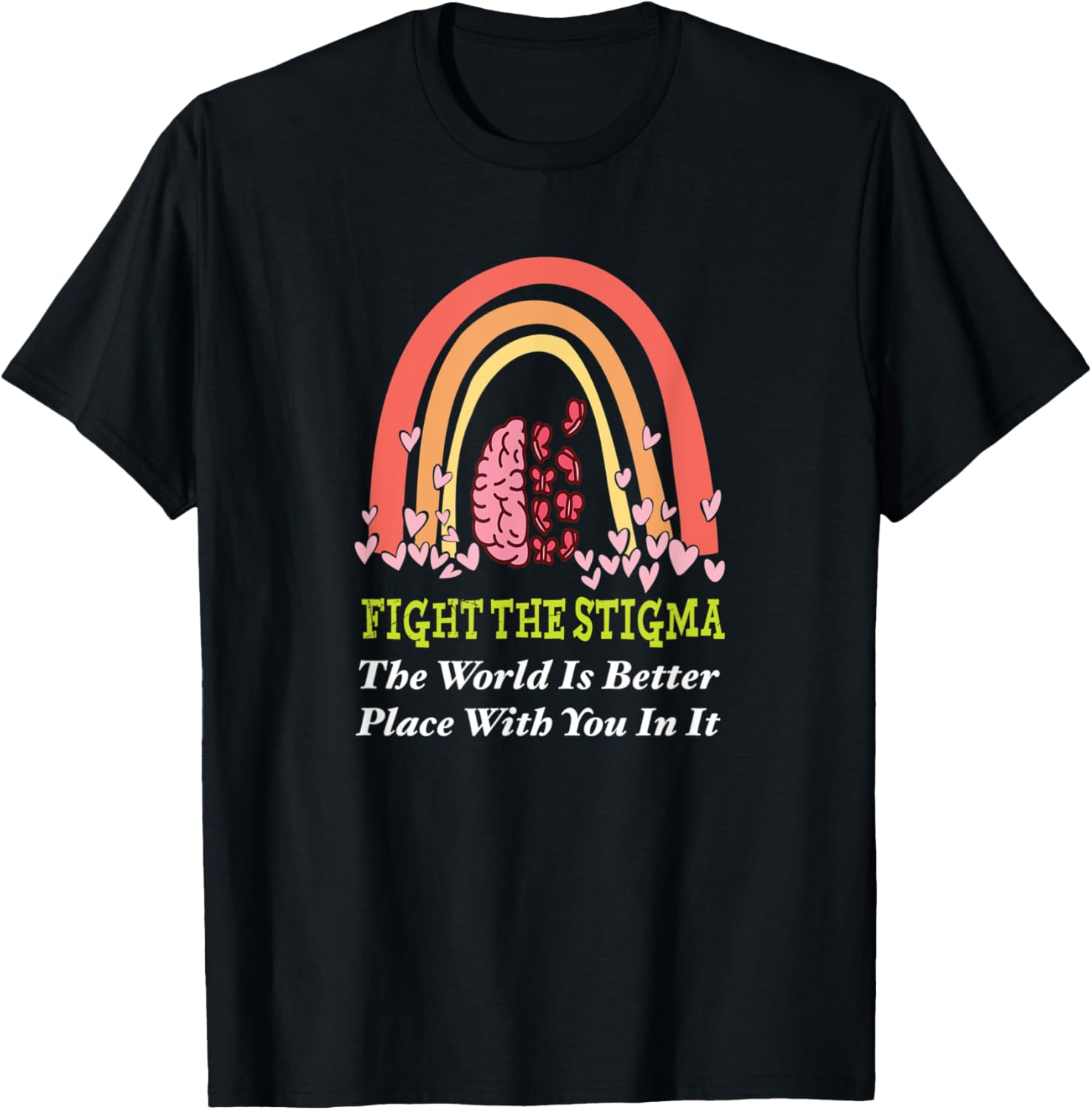 The World Is Better Place With You In Mental Health Matters Apparel | Bestseller Style | Aesthetic Casual Look