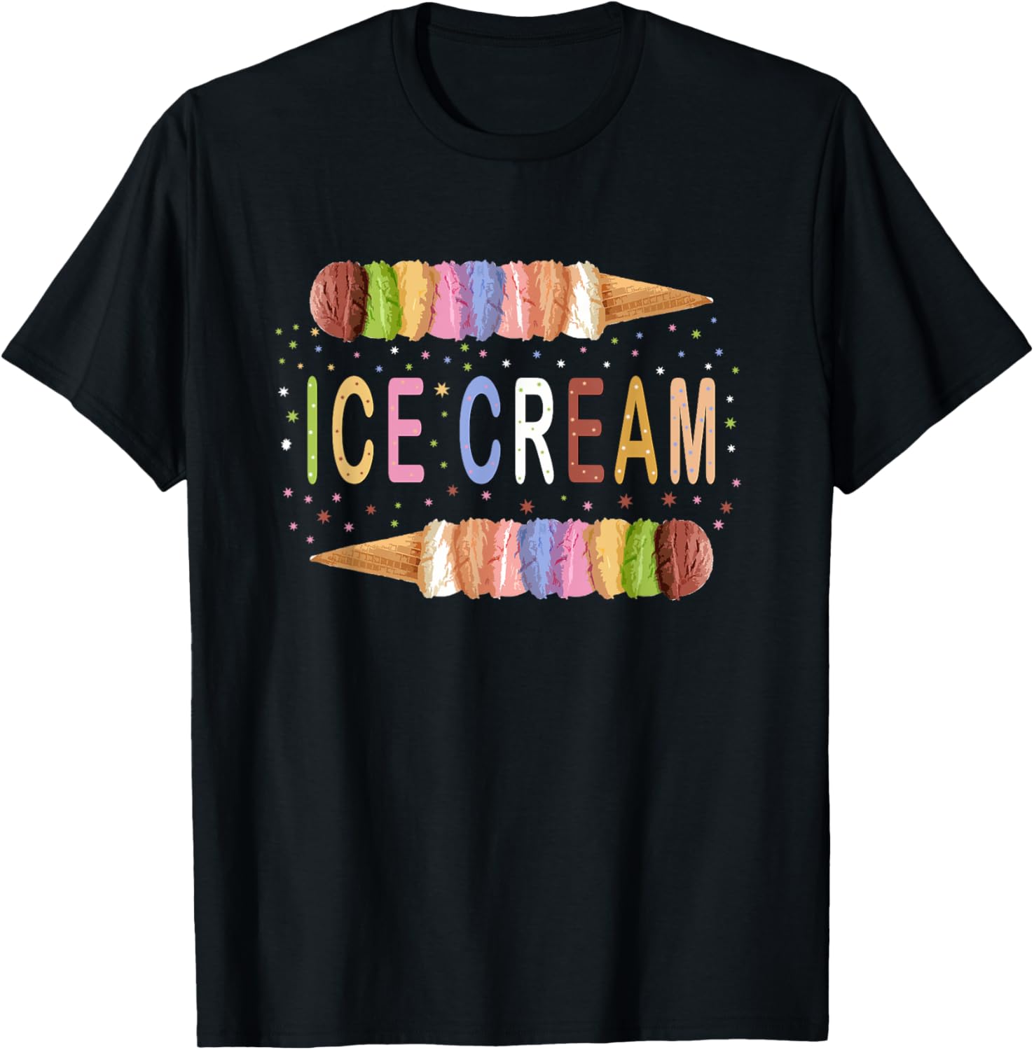 Ice Cream T shirt Birthday Decorations Gift Ice Cream Maker T-Shirt | High Search Volume | Comfort Daily Wear