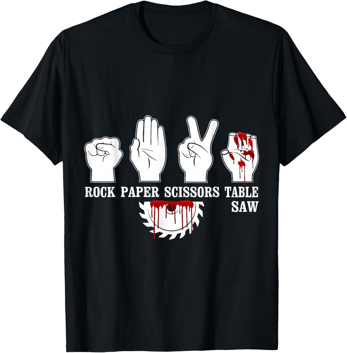 Rock Paper Scissor Table Saw Funny Carpentry Woodworking Apparel | Trending 2025 | Perfect Gift Idea