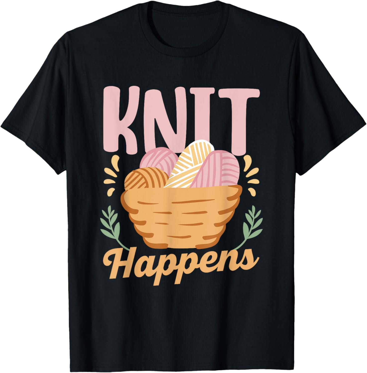 Knit Happens Hobby Yarn Knitter Knitting Yarn Supply | Top Rated | Best Seller Choice