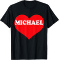 I Heart Michael, I Love Michael Custom Apparel | Premium Quality