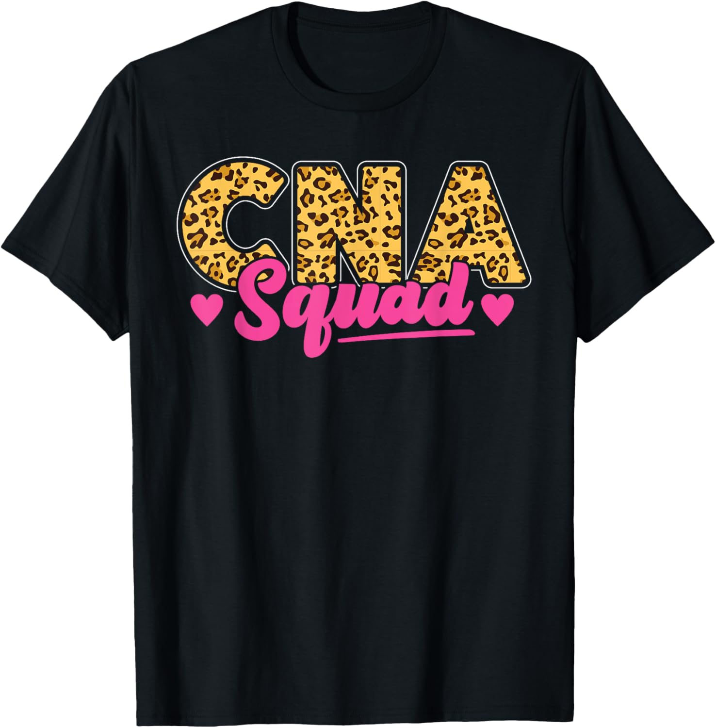 CNA Nurse Certified Nursing Assistant Leopard Cheetah Cna Apparel Comfort Fit Hot Right Now