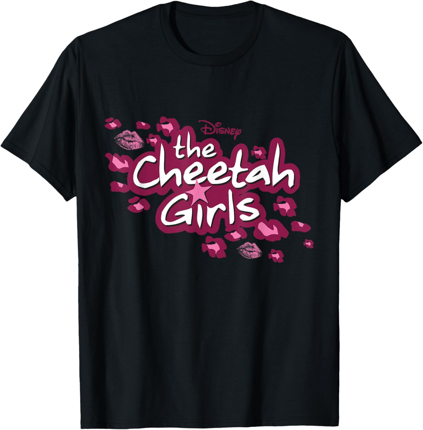 Disney Channel The Cheetah Girls Logo Pink Animal Print Apparel Premium Print US Top Pick
