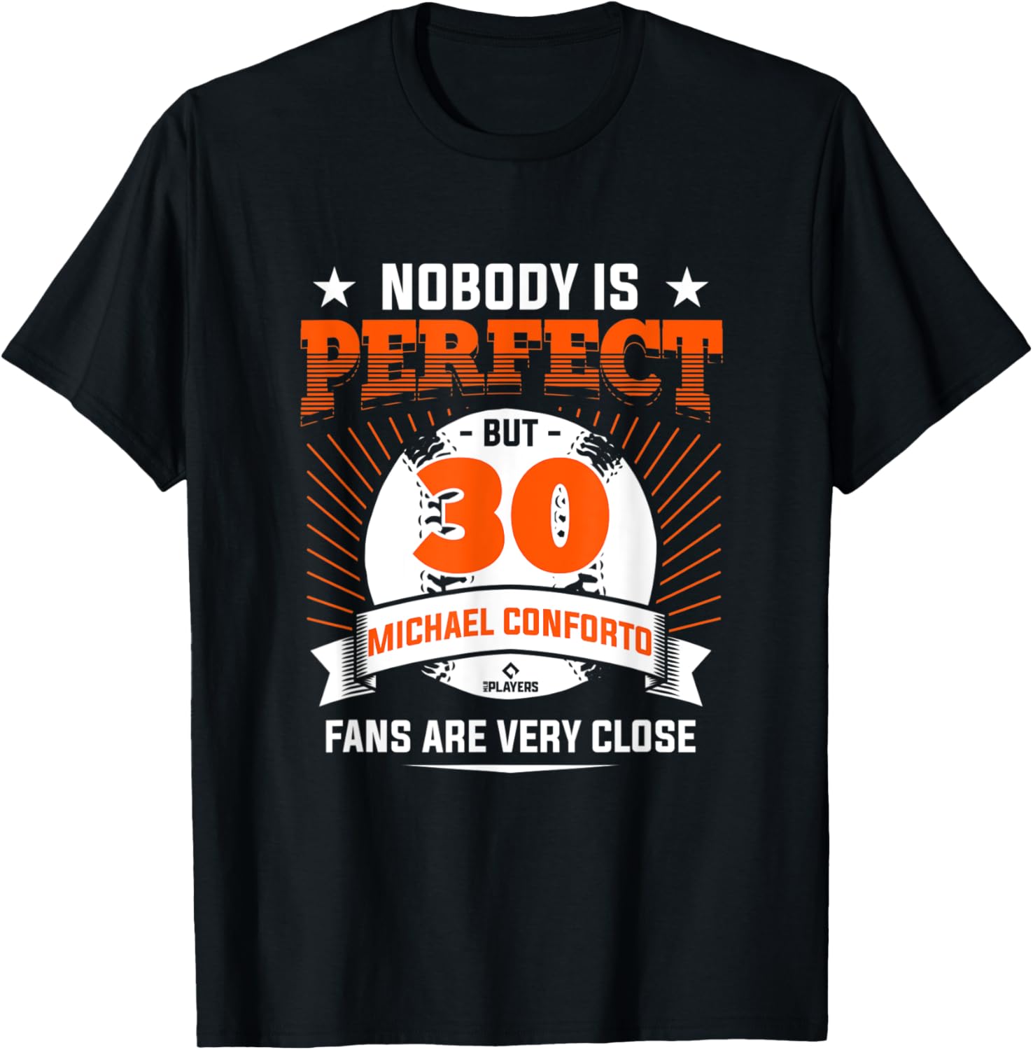 Nobody Is Perfect Michael Conforto MLBPA New York Apparel | US Best Seller