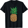Cute Cheetah Print Pineapple Leopard Animal Lover Gift Shirt T Shirt Streetwear Style Gift Ready