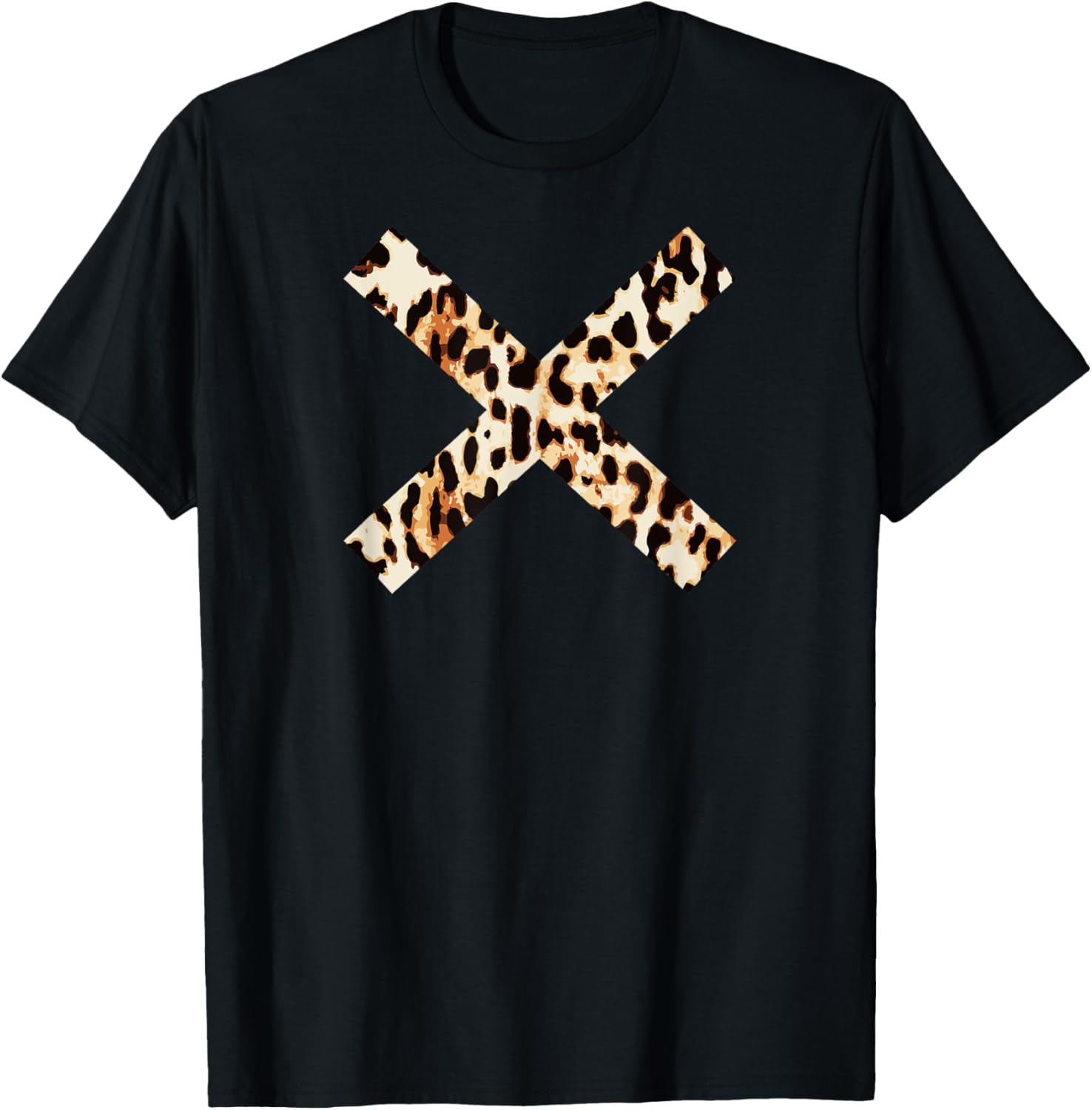 Cool Cross Leopard Cheetah Print T Shirt T Shirt Viral TikTok Find Gift Ready