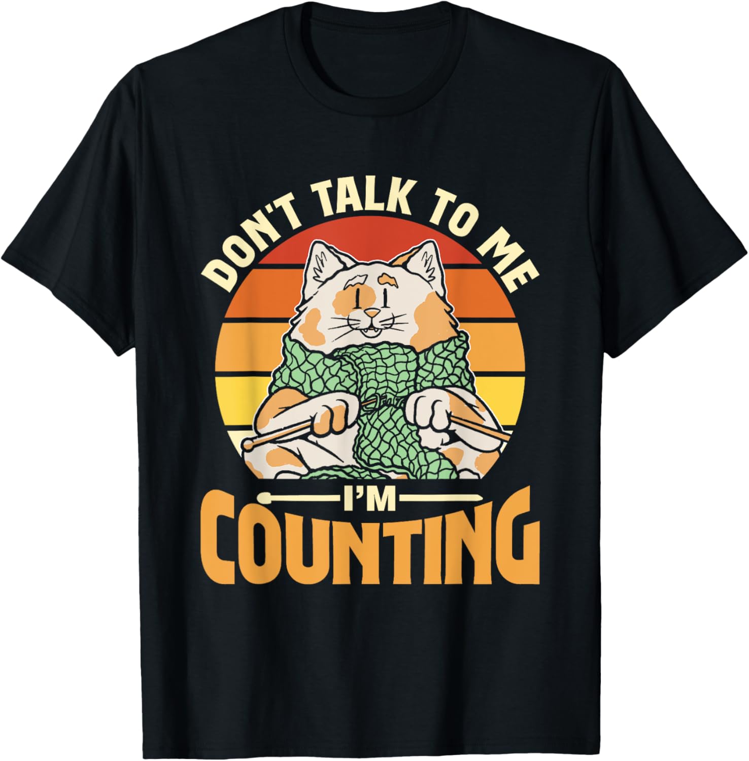 Don't Talk To Me I'm Counting Knit Knitter Yarn Knitting Yarn Supply | Viral US Pick | Best Seller Choice