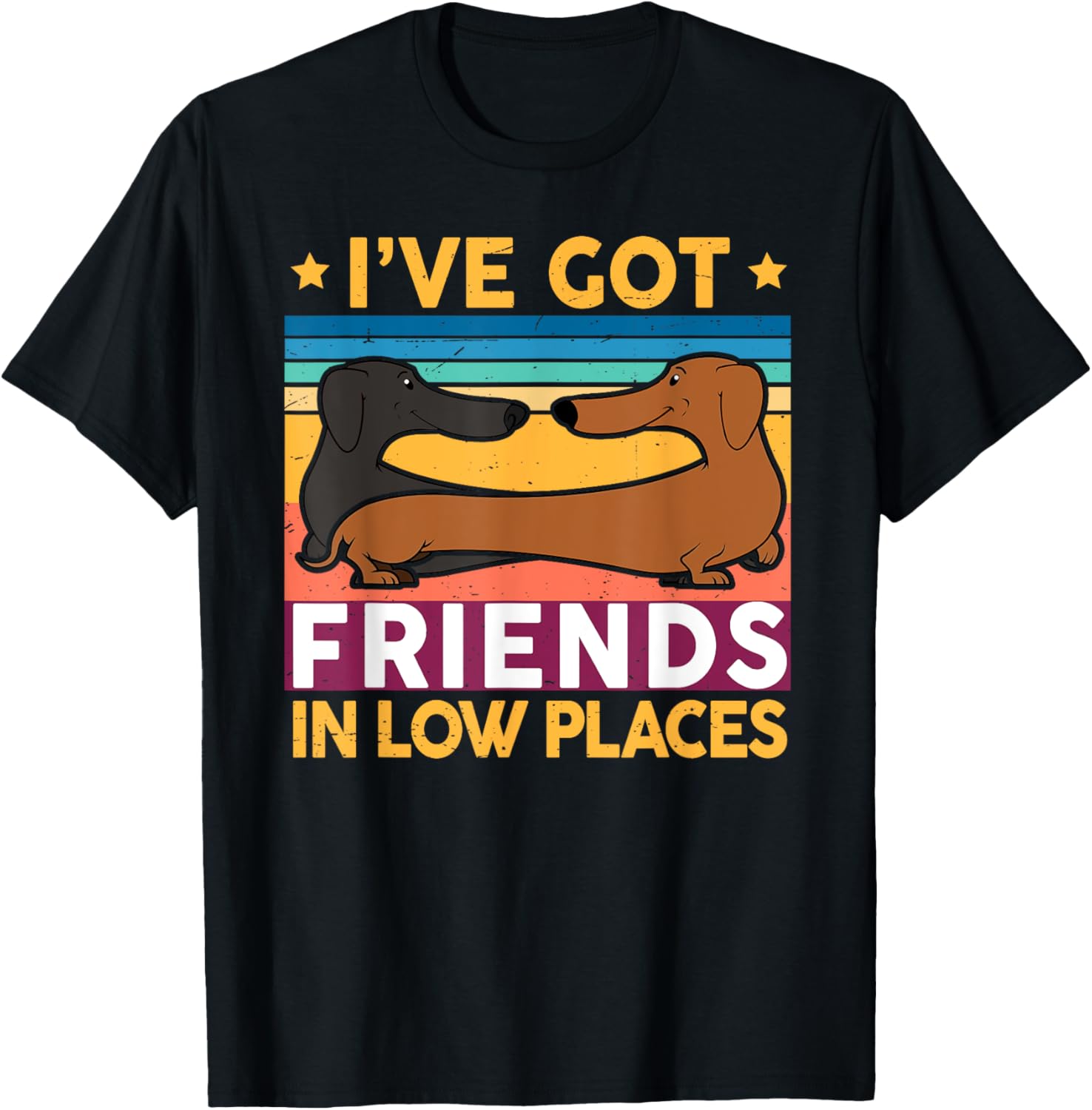 Dachshund I've Got Friends In Low Places Funny Boys Kids Apparel | Google Shopping Optimized | Perfect Gift Choice