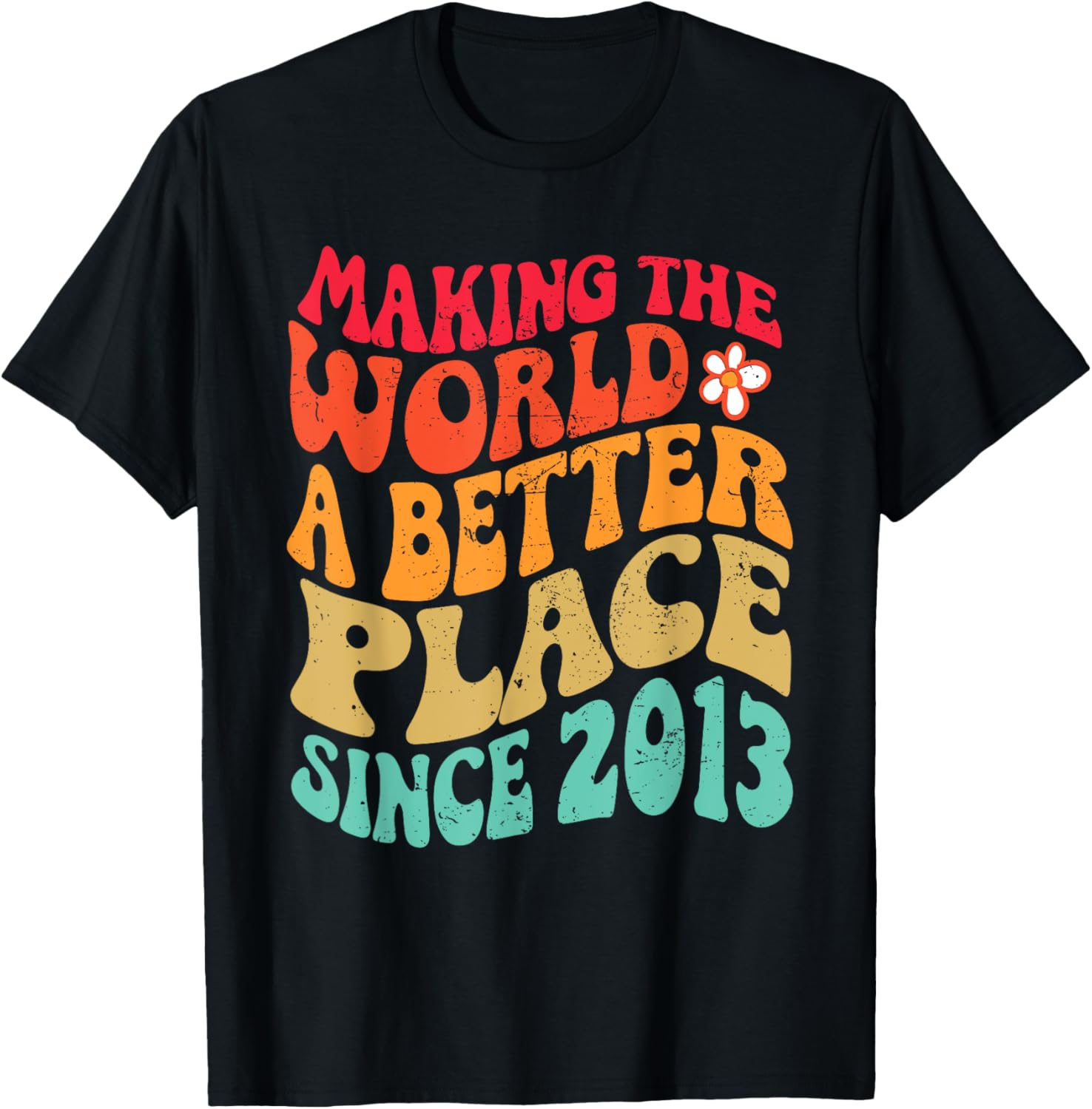 2013 Birthday - Making The World A Better Place Since 2013 Apparel | Top Conversion Title | High CTR Boost