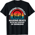 Weekend Forecast Making Beats Beat Makers Music Producer Apparel | High Search Volume | Comfort Daily Wear