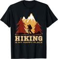 Hiking Is My Happy Place Apparel | US Viral Pick | Top Rated Comfort