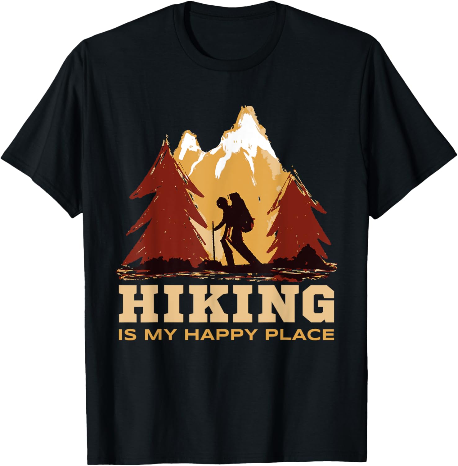 Hiking Is My Happy Place Apparel | US Viral Pick | Top Rated Comfort