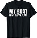 My Boat Is My Happy Place Sailing Nautical Apparel | US Viral Pick | Top Rated Comfort