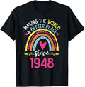 Making The World A Better Place Since 1948 76th Birthday Apparel | Top Conversion Title | Top Rated Comfort