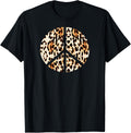 Cool Inverse Peace Symbol Leopard Cheetah Print T Shirt T Shirt Comfort Fit Best Seller Look