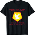 The Maker of Peace Funny Super Hero and Villain Quote Apparel | Best Seller Pick | Must-Have Style