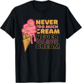 Never Too Much Cream Gelato Maker Frozen Dessert Ice Cream Apparel | Trending 2025 | Aesthetic Fit