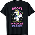 Books Bring Me to Magical Places Unicorn Reading in Toilet Apparel | Trending 2025 | Top Rated Comfort