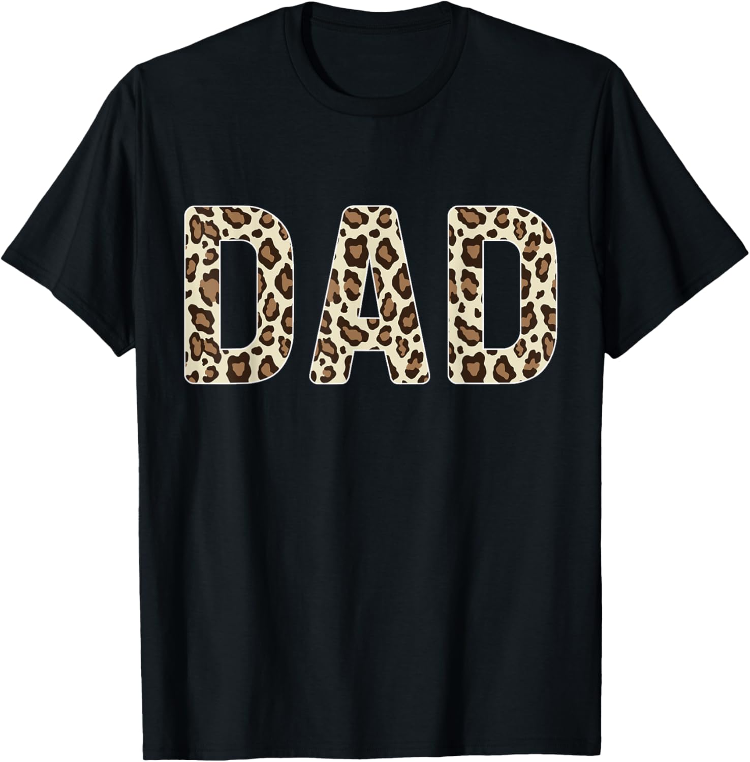 Leopard Pattern Dad Fathers Day Apparel Premium Print US Top Pick
