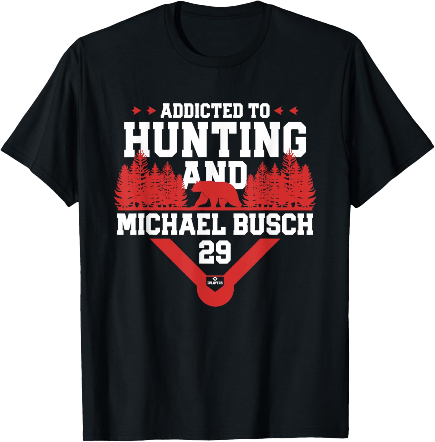 Addicted to Bear Hunting & Michael Busch Chicago Baseball Apparel | US Best Seller