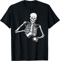 Skeleton Barista Lazy Halloween Costume Skull Coffee-maker Apparel | US Viral Style | Comfort Daily Wear