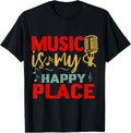 Microphone of the Opera Goddess Music Is My Happy Place Apparel | Bestseller Style | Daily Wear Essential