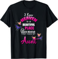 Heaven is Beautiful Place My AUNT Angel Memorial Family Apparel | Top Conversion Title | Perfect Gift Choice