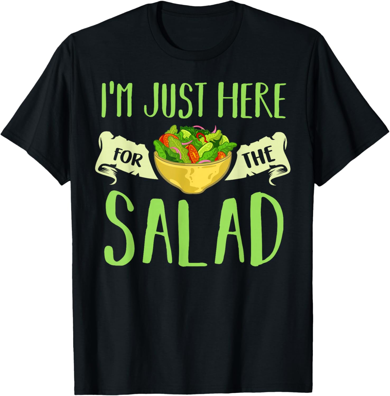 I Love Salad Vegan Dressing Bowl Apparel | US Viral Style | Aesthetic Fit