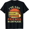 Dachshund-Shirt I've Got Friends In Low Places Funny Doxie T-Shirt | Top Conversion Title | Top Rated Comfort