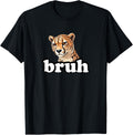 Funny Meme Bruh Bro Kids Savanah Cheetah Lover Apparel Premium Print Fan Favorite
