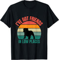 Bulldog Owner I've Got Friends In Low Places T-Shirt for Men Women Kids T-Shirt | Bestseller Style | Customer Favorite