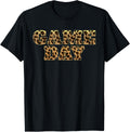 Leopard Game Day American Football Volleyball Soccer Vibes Apparel High Search Demand Everyday Wear