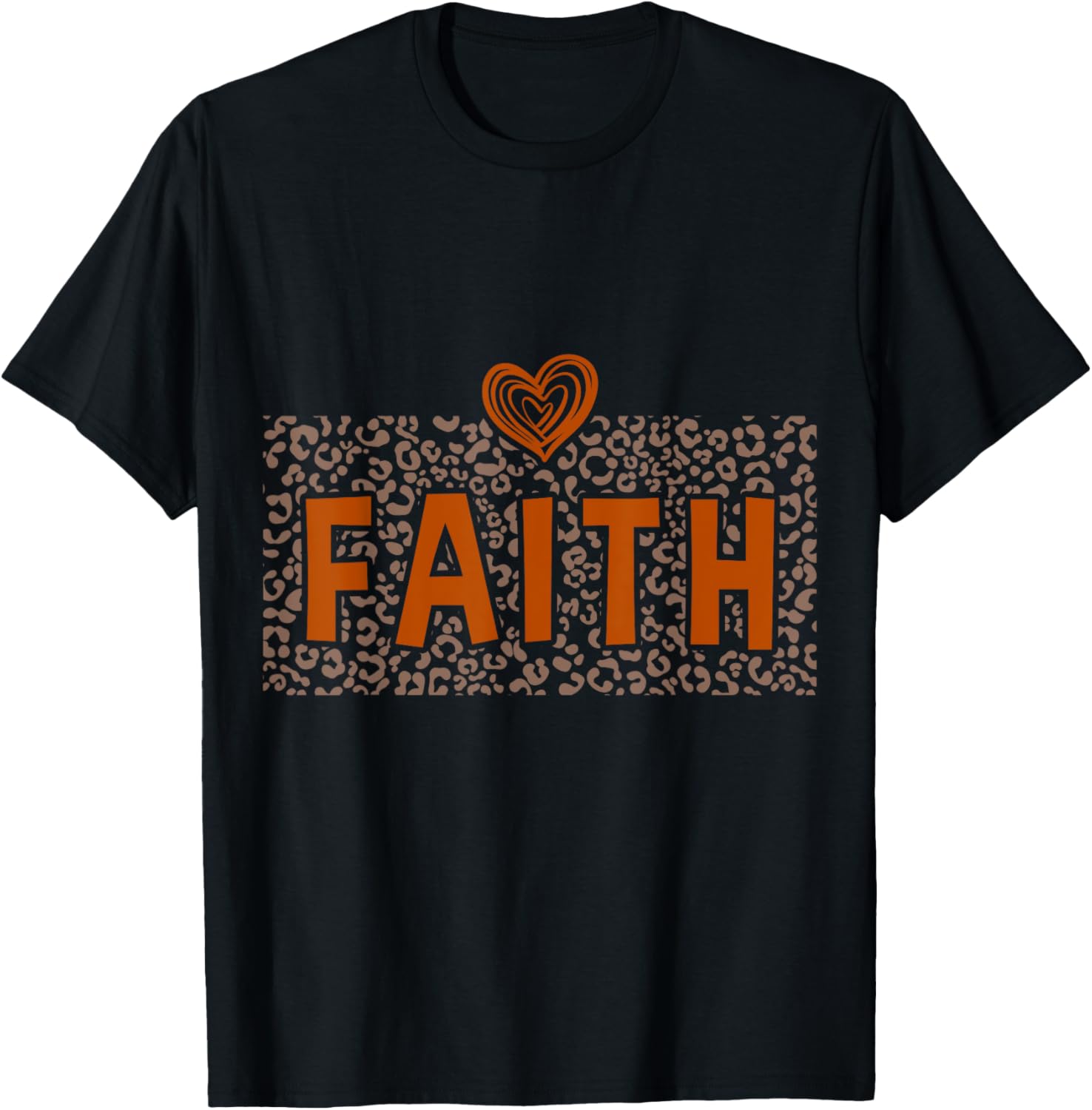 Love In Faith Christian Leopard Cross Cheetah Men Women Apparel Trending US Everyday Wear