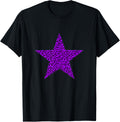 Black and Purple Cheetah Animal Print Star Apparel Premium Print Gift Ready