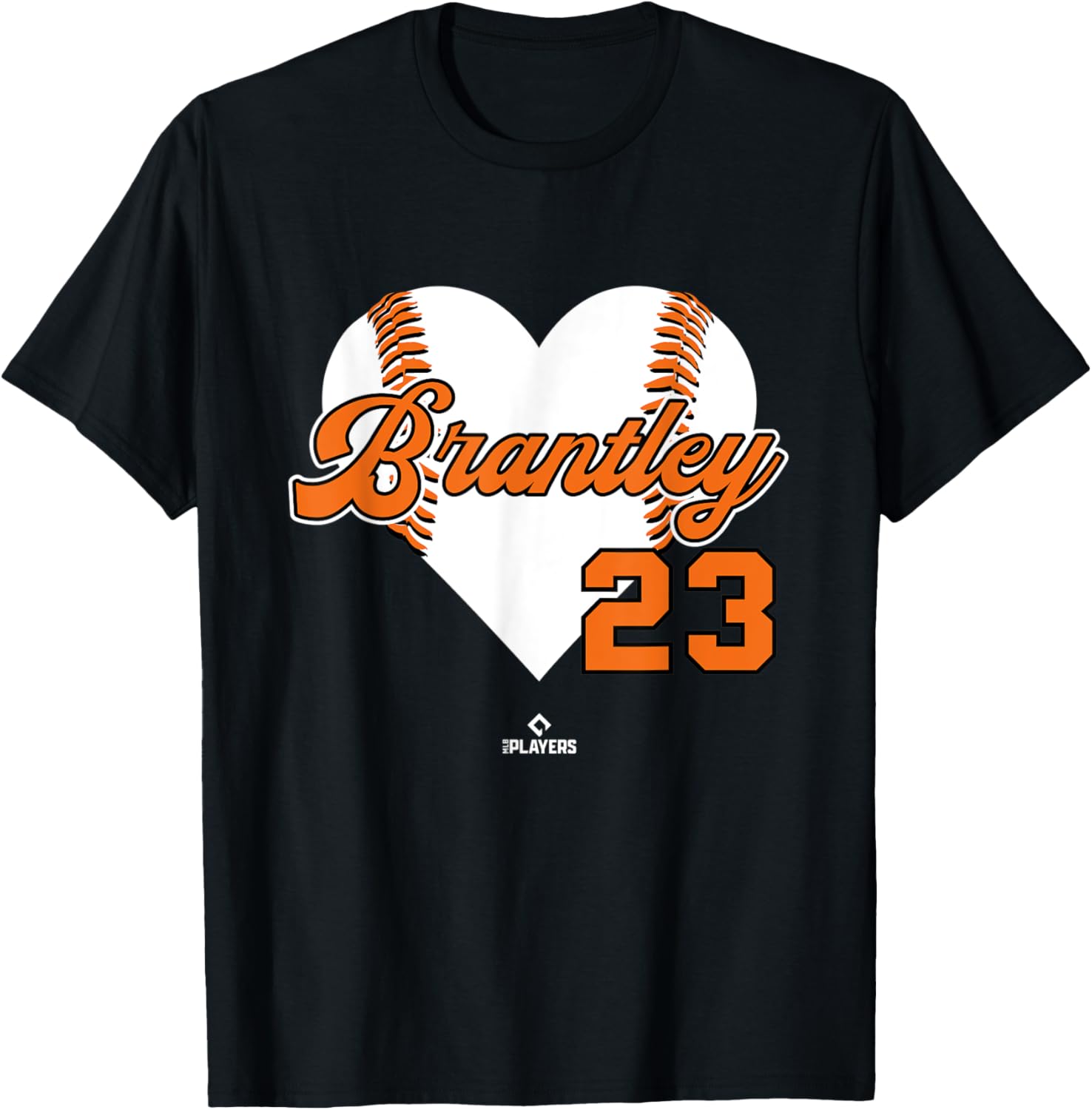 Baseball Heart Michael Brantley Houston MLBPA Apparel | Viral Streetwear Style