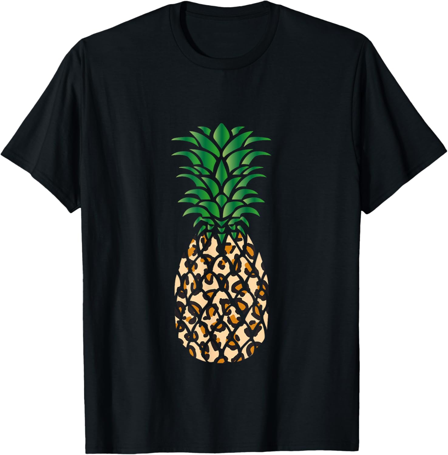 Fun Stylish Cheetah Pineapple Spring Summer T Shirt for Men Women Kids T Shirt Comfort Fit Fan Favorite