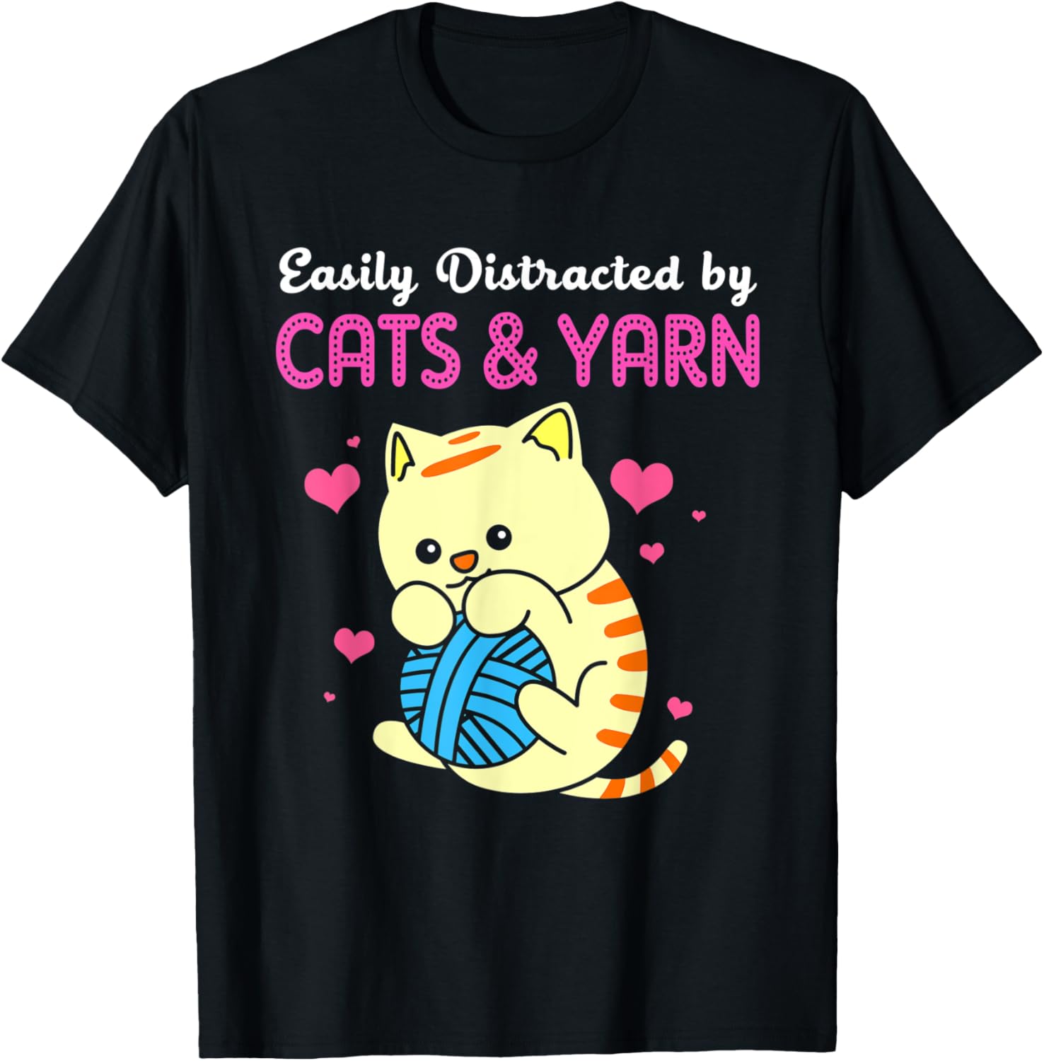 Easily Distracted By Cats And Yarn Yarn Supply | High Search Volume | Customer Favorite