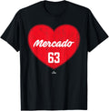 Distressed Heart Michael Mercado Philadelphia Baseball MLBPA Apparel | US Best Seller