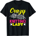 Knitting Crazy Knitting Lady Hobby Women Knitter Yarn Yarn Supply | Top Rated | Perfect for Crafters
