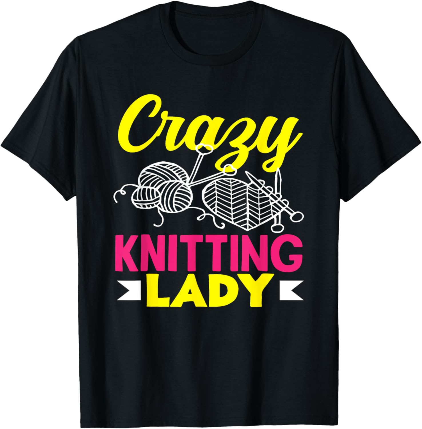 Knitting Crazy Knitting Lady Hobby Women Knitter Yarn Yarn Supply | Top Rated | Perfect for Crafters