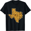 Texas Map Cheetah Print Apparel Trending US Hot Right Now