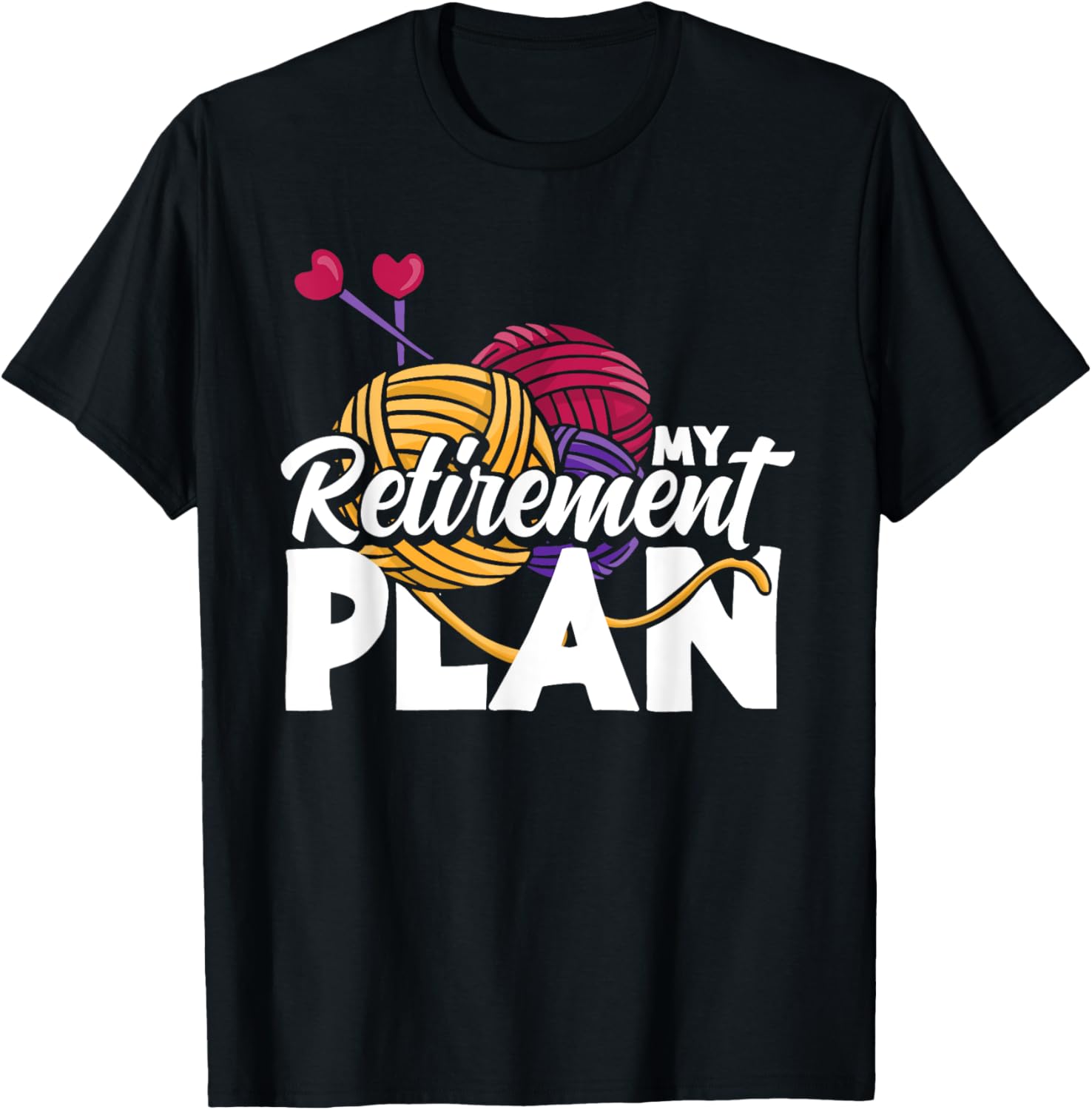 Knitting Retirement Plan Funny Retired Yarn Knitting Yarn Supply | Trending 2025 | Perfect for Crafters