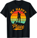 Stand Up Paddleboard Water Sports SUP Girl - My Happy Place Apparel | US Viral Pick | Aesthetic Casual Look