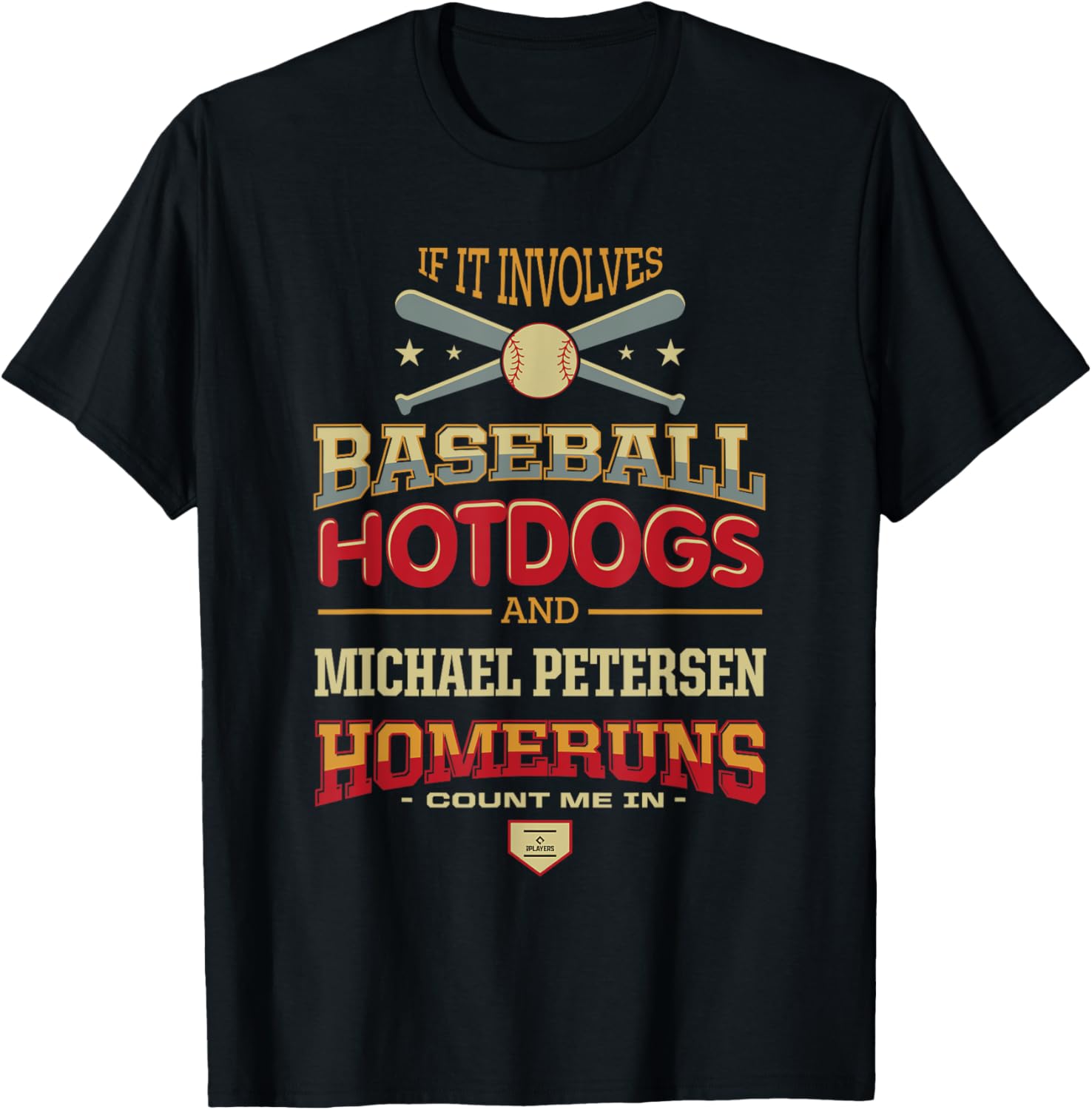 Baseball, Hotdogs and Michael Petersen Prospect Baseball Fan Apparel | US Best Seller