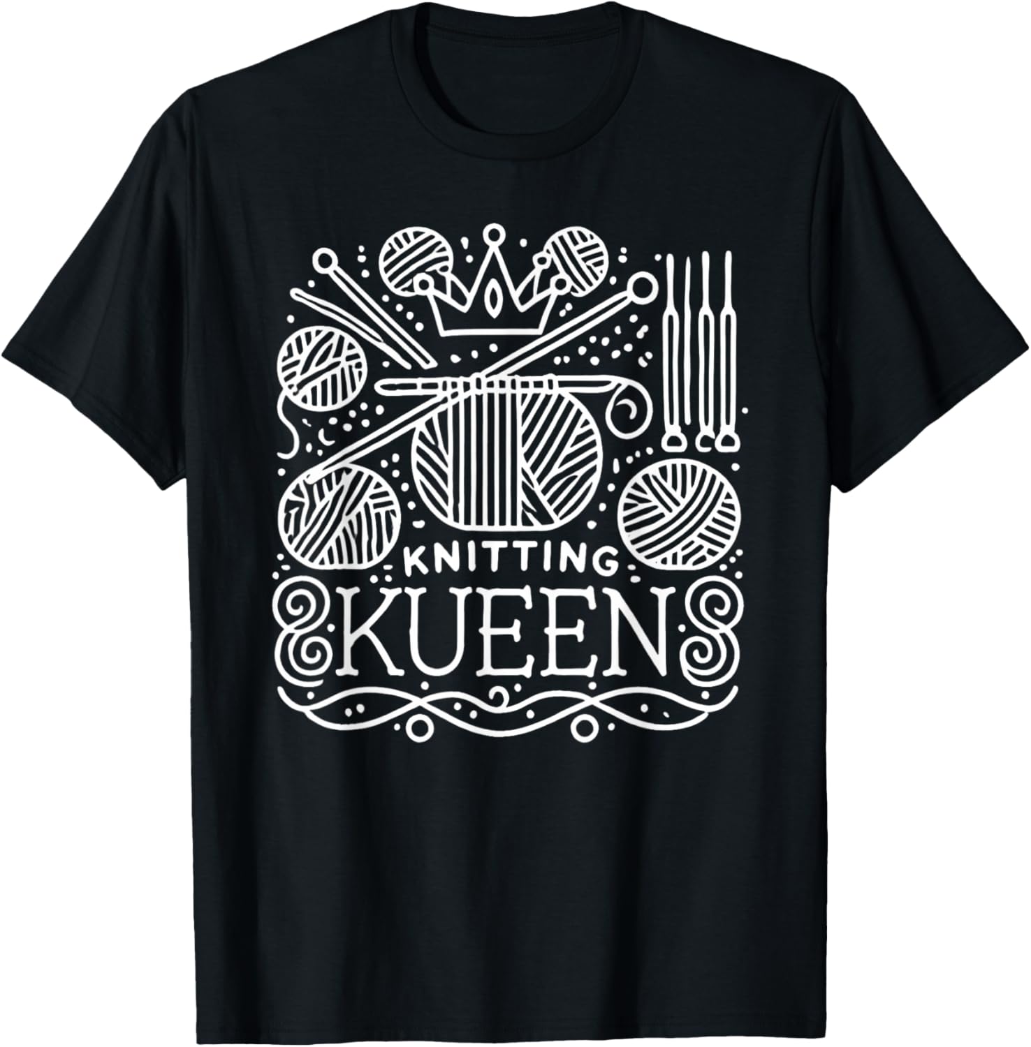 Knitting Queen - Yarn Crafts and Needlework Enthusiast Yarn Supply | Viral US Pick | Perfect for Crafters