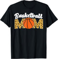 Basketball Bball Mom Mother Leopard Cheetah Basketball Mom Apparel High Search Demand Everyday Wear
