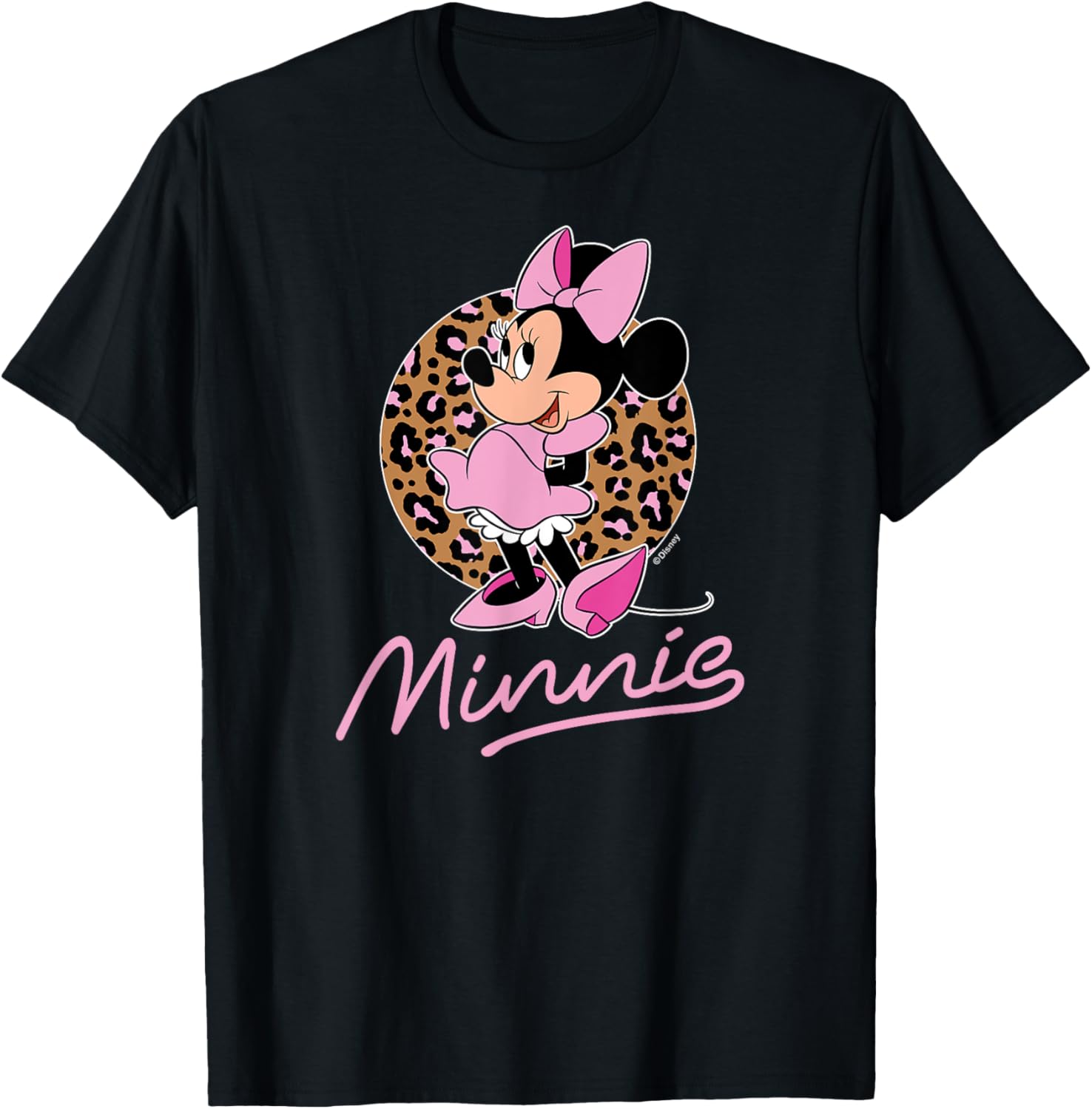 Disney Minnie Leopard Print Apparel Streetwear Style Gift Ready